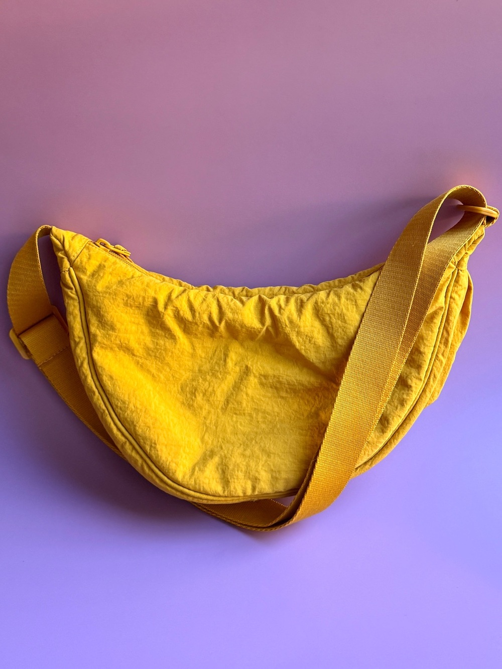 Yellow Uniqlo Purse Shoulder Bag